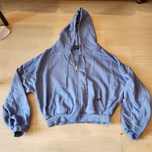 Small/Medium Blue Pop flex zip-up hoodie